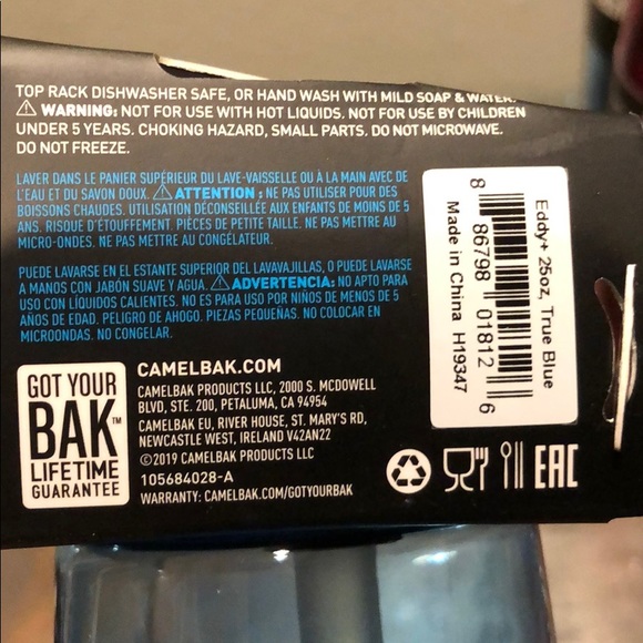 NWT Camelbak Eddy 25 oz Deep Magenta - Picture 4 of 6